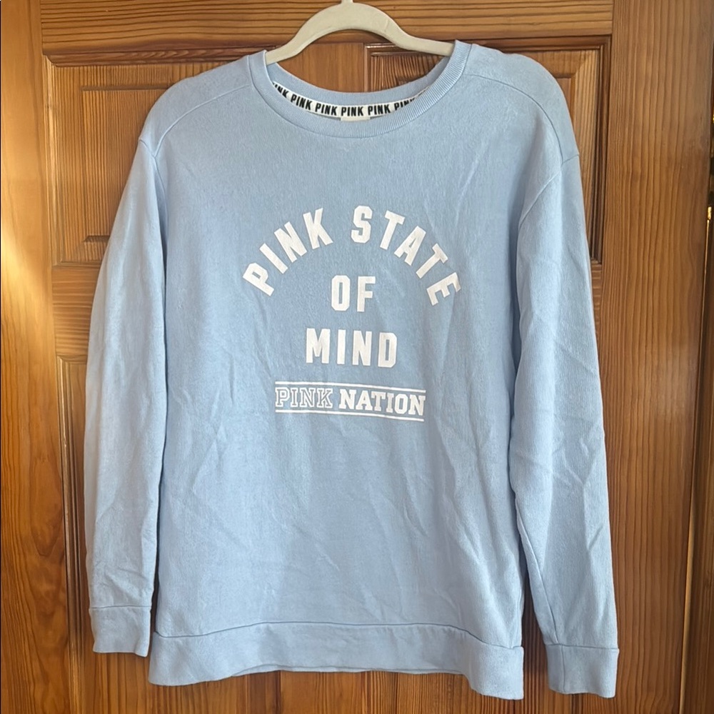 Pink Nation Blue Sweatshirt